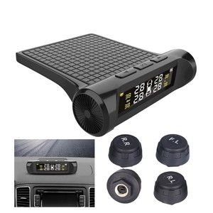 TPMS Tire Monitoring System Digital LCD Display Pressure External Sensor Car